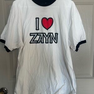 Zayn Malik Red and Black Graphic Tee